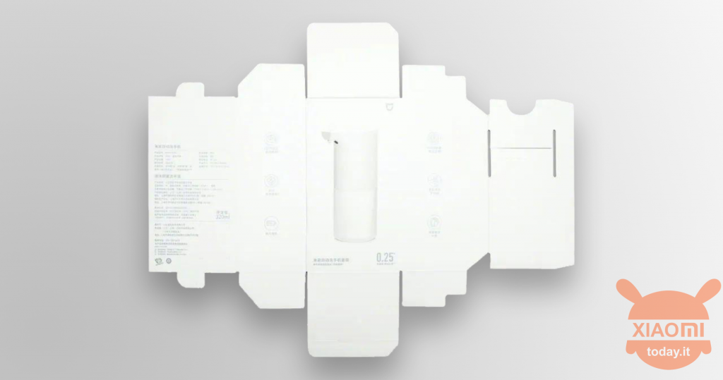 Xiaomi, one paper box, packaging, cardboard, scatola